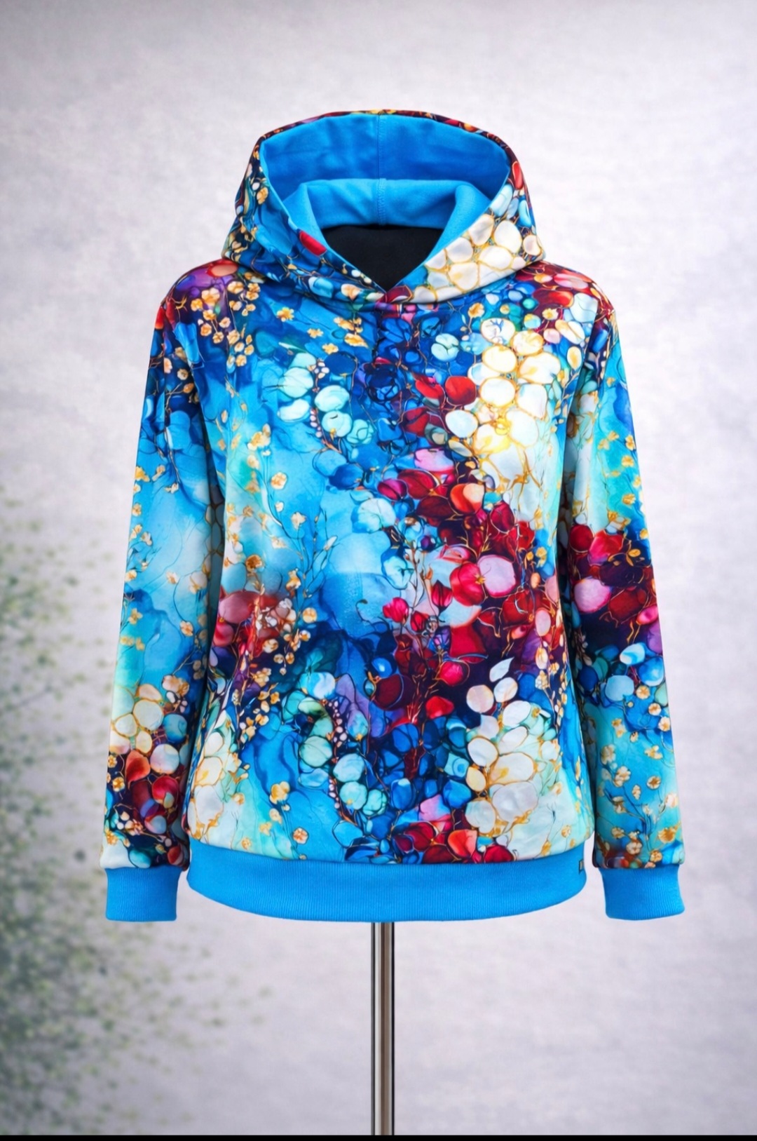Bluza JAGA z kapturem Oceaniczny Sen