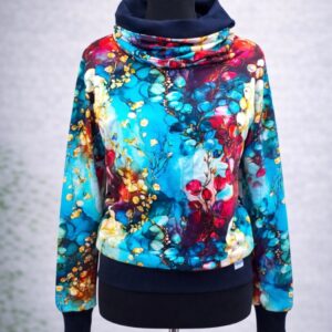 Bluza JAGA z kominem Oceaniczny Sen