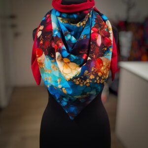 Chusta Oceaniczny Sen / bordo