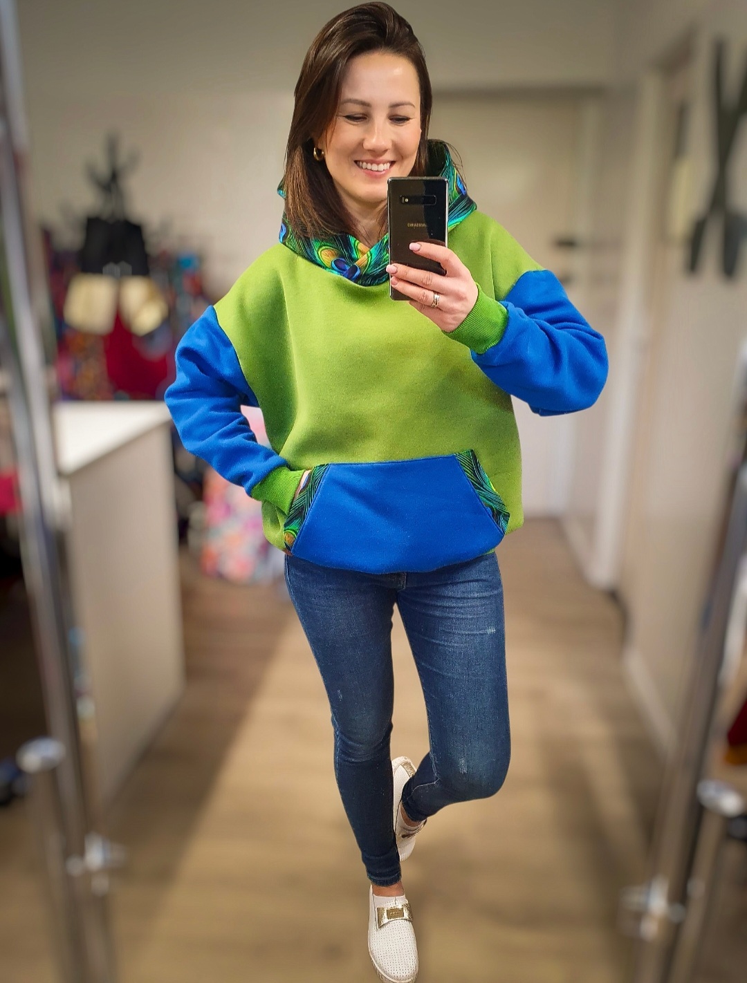 .Bluza oversize PAWIE PIÓRA